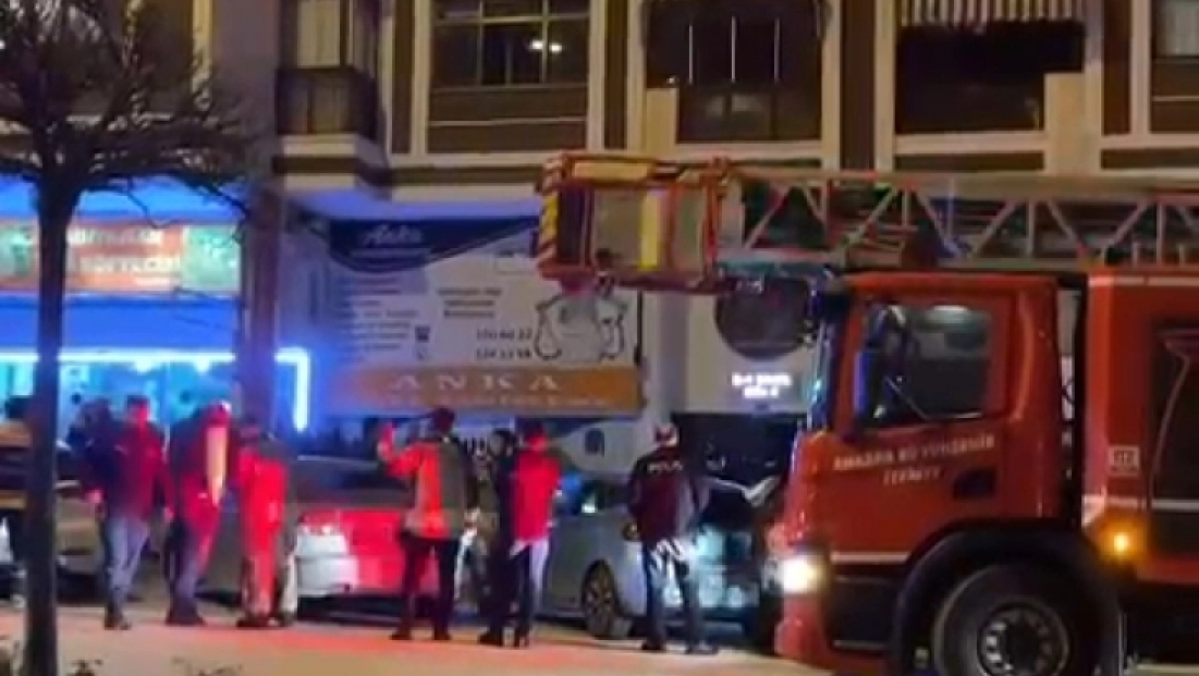 Ankara'da 7 katlı apartmanda patlama: 1 kişi yaralandı