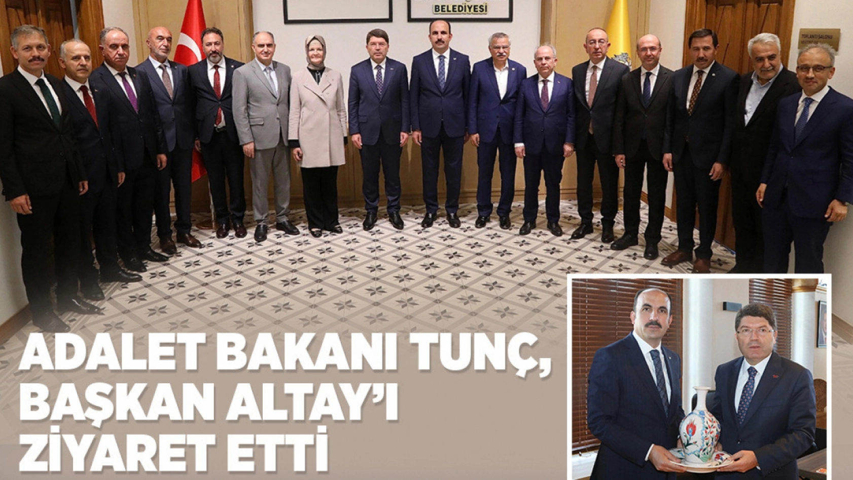 Adalet Bakanı Tunç'tan Başkan Altay'a Ziyaret