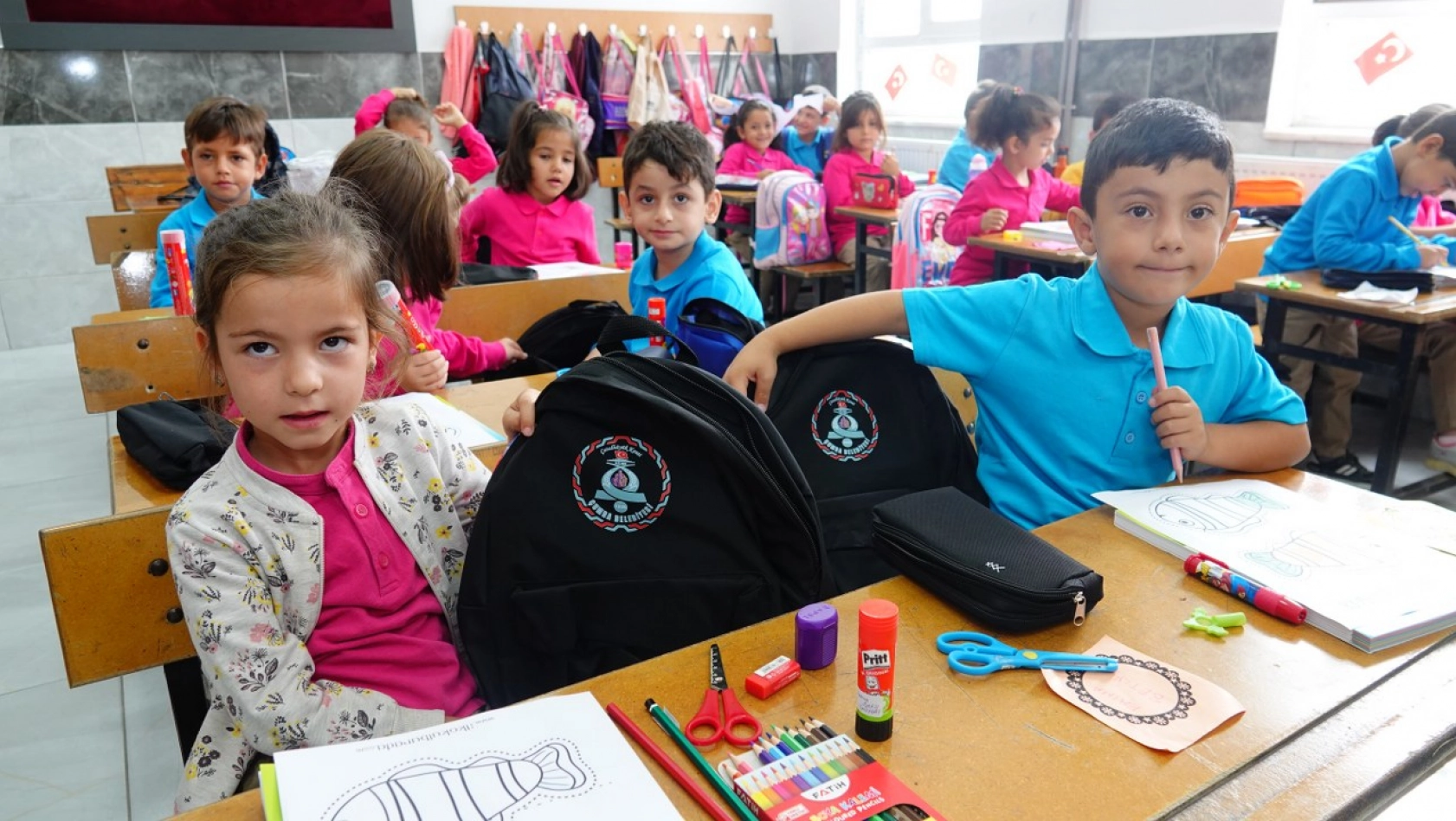 Bu yılda ilk okul çantası Çumra Belediyesinden