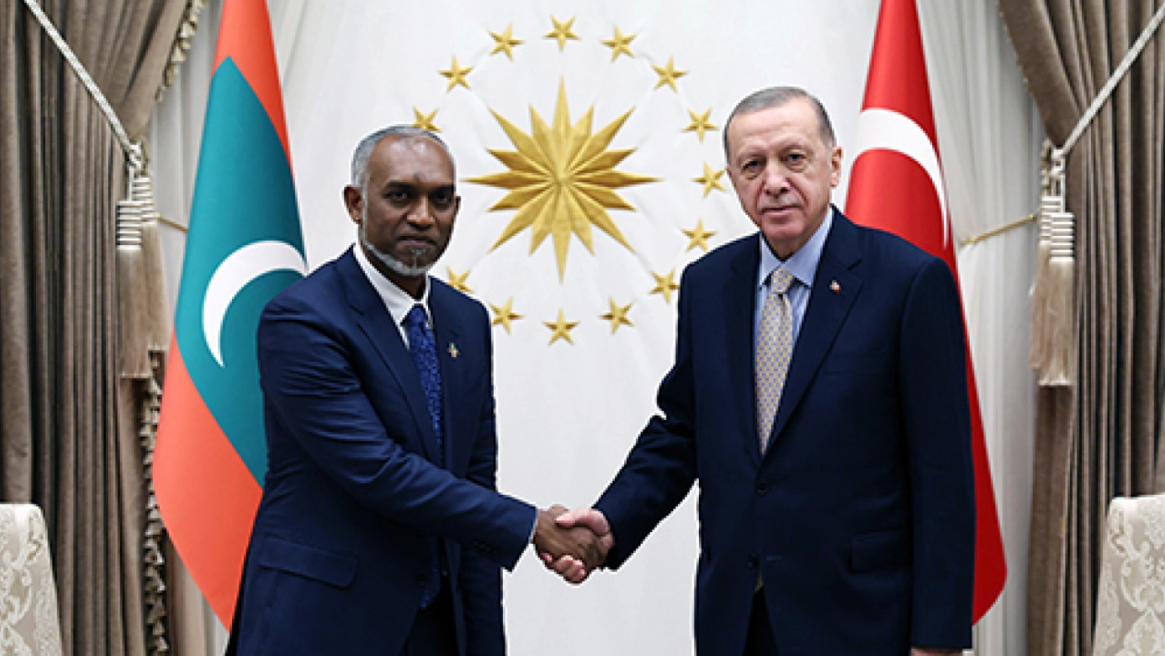 Cumhurbaşkanı Erdoğan, Maldivler Cumhurbaşkanı ile görüştü