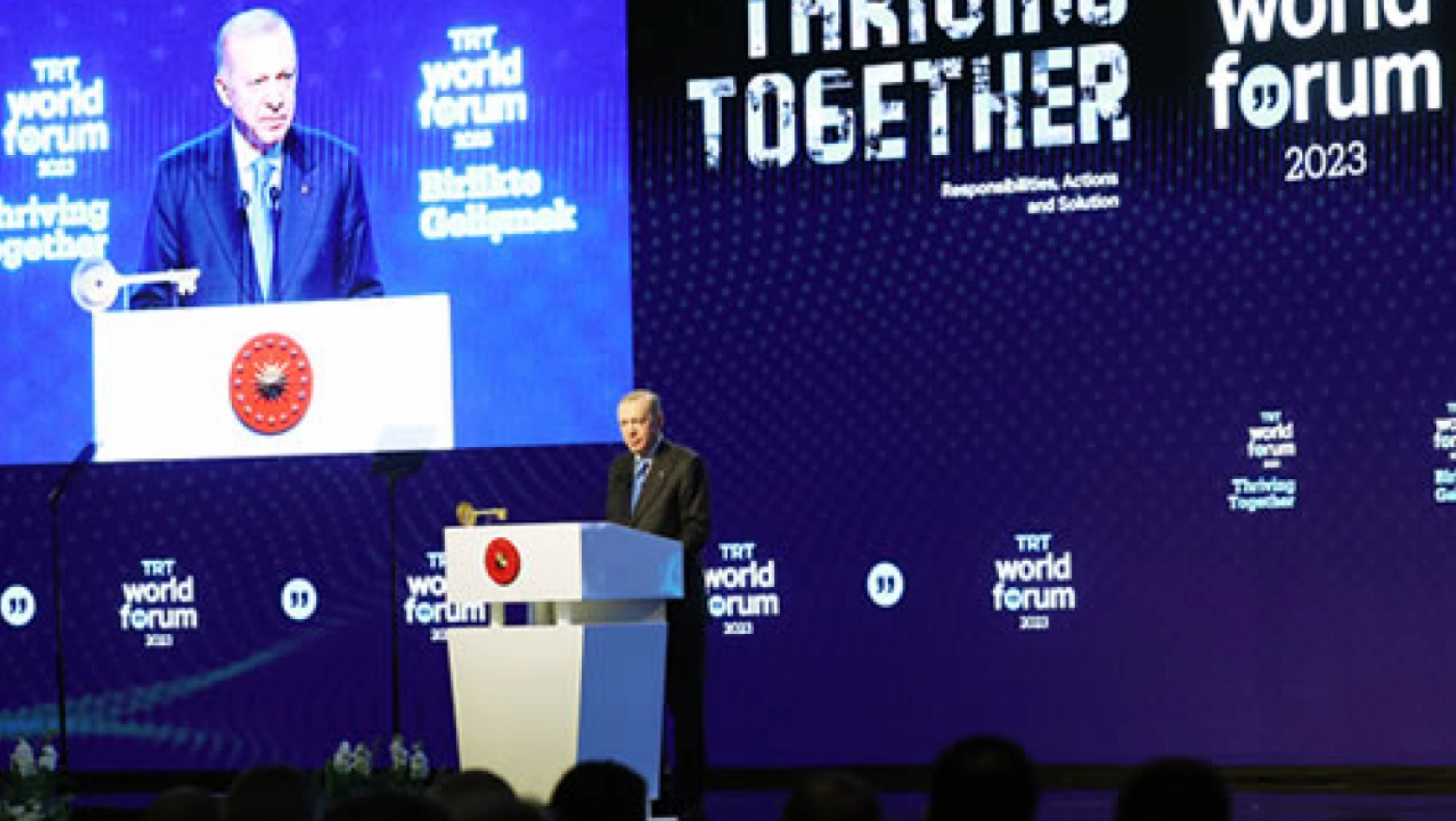 Cumhurbaşkanı Erdoğan, TRT World Forum'unda Küresel Medya ve Gazze'deki Gazeteci Ölümleri Hakkında Sert Açıklamalarda Bulundu