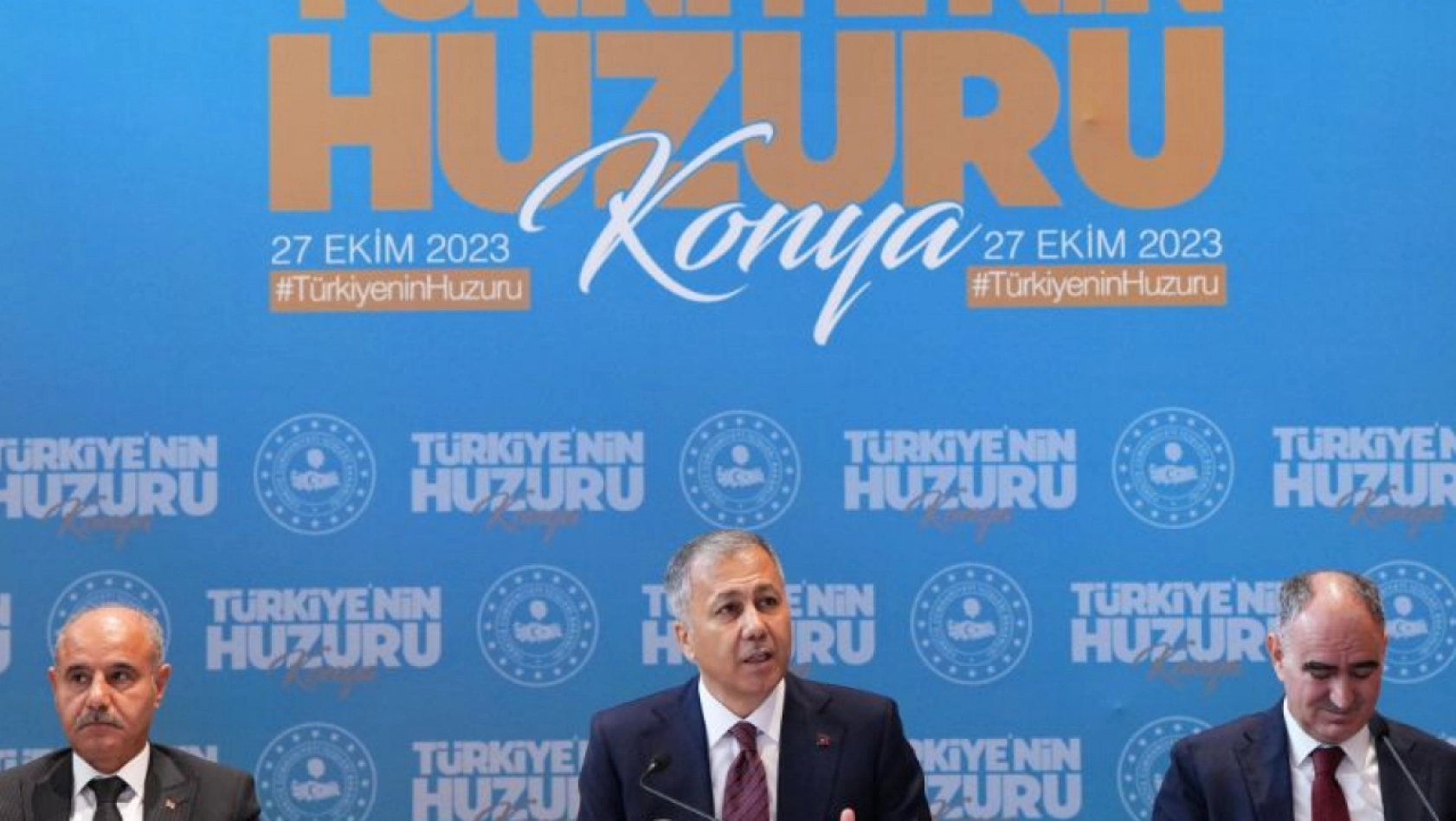 İçişleri Bakanı Yerlikaya, Konya'da güvenlik toplantısı yaptı