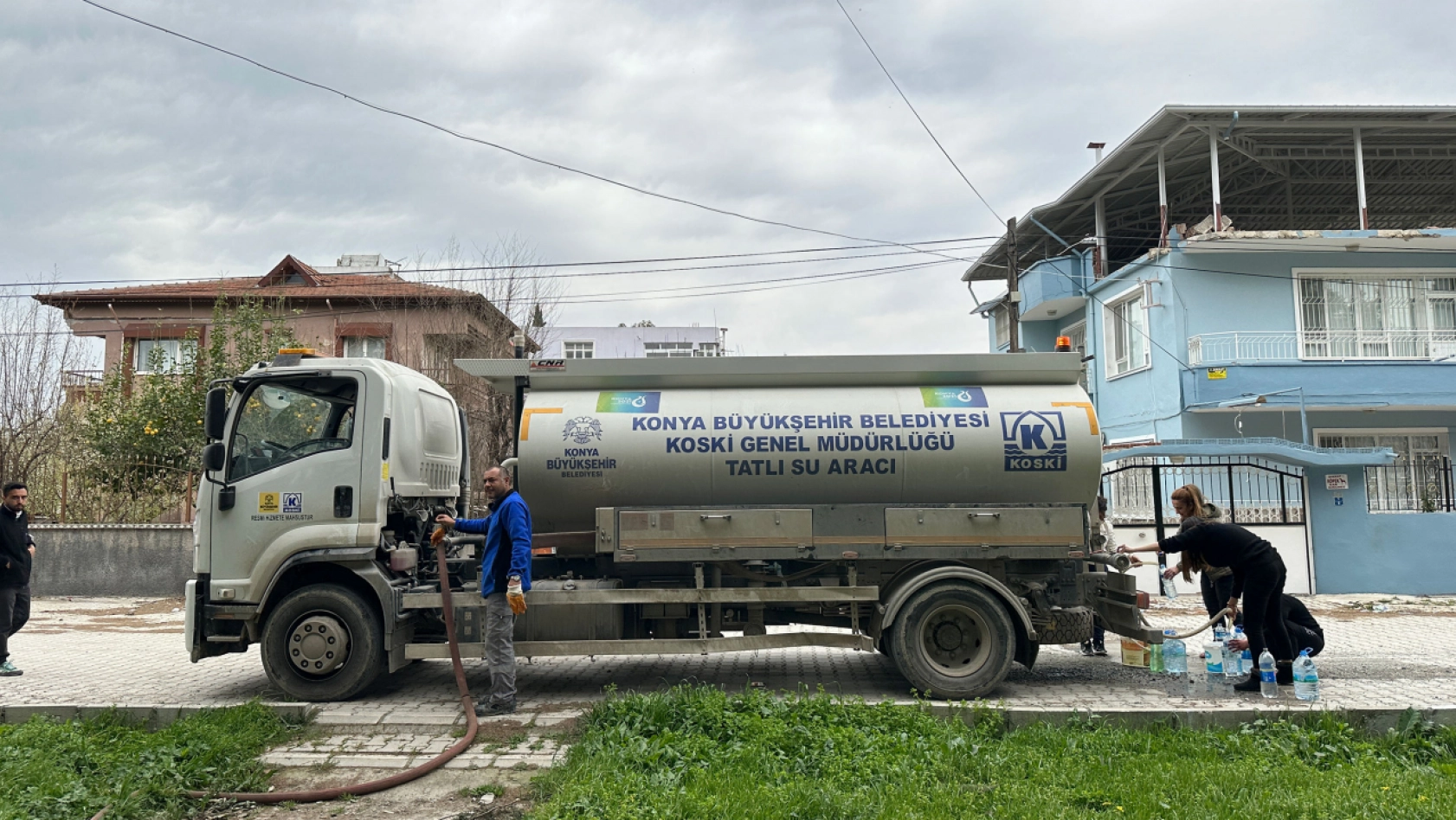 Konya Büyükşehir Hatay'da Temiz Su İhtiyacını Gideriyor