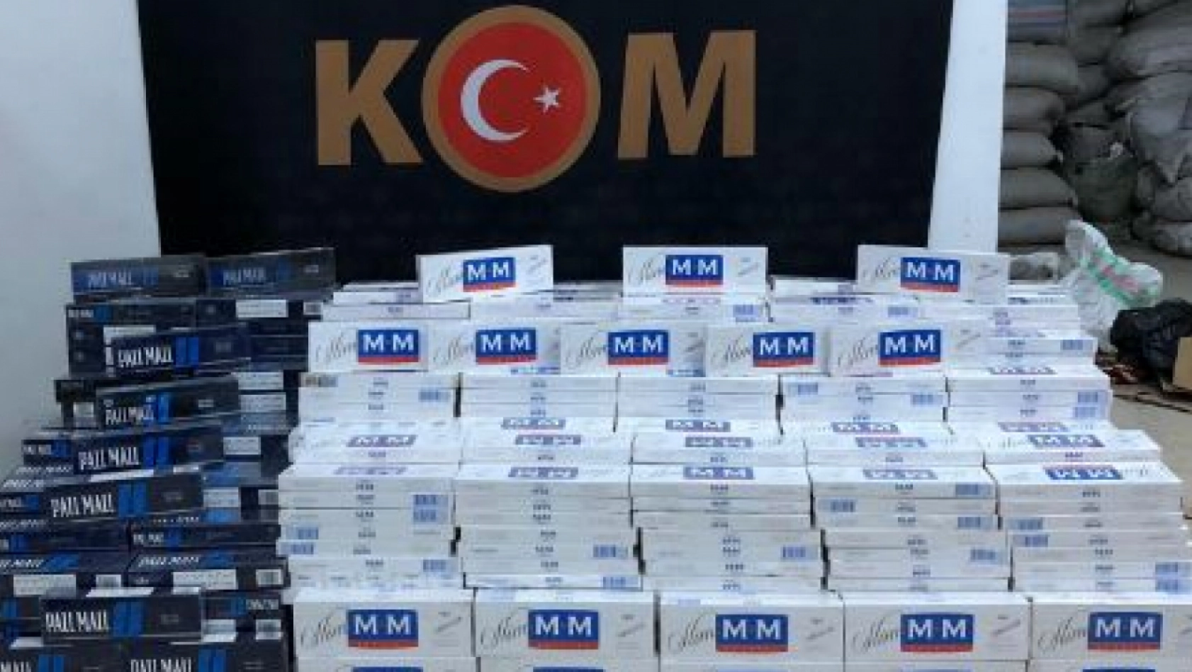 Konya'da 15 milyon 550 bin kaçak sigaraya el konuldu