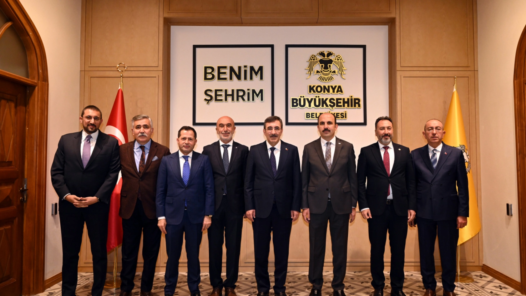 Konya Modeli Belediyecilik KKTC Cumhurbaşkanı Tatar ve Cumhurbaşkanı Yardımcısı Yılmaz'ı Etkiledi