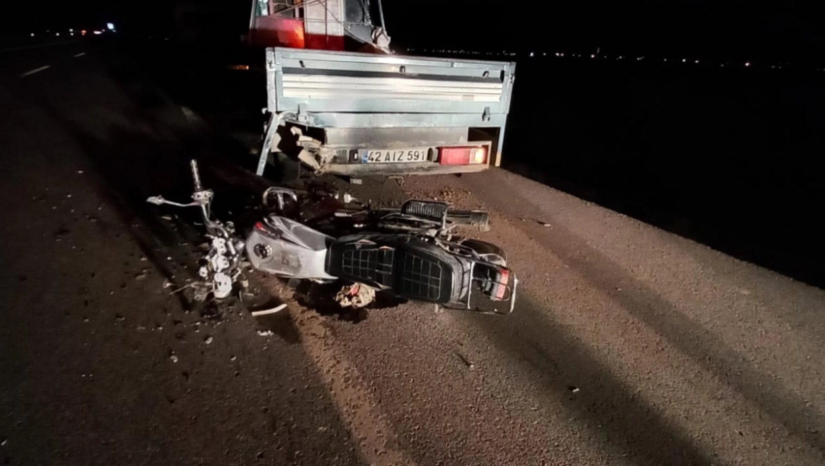 Aksaray-Konya yolunda Motosikletli Kaza: Sürücü Hayatını Kaybetti