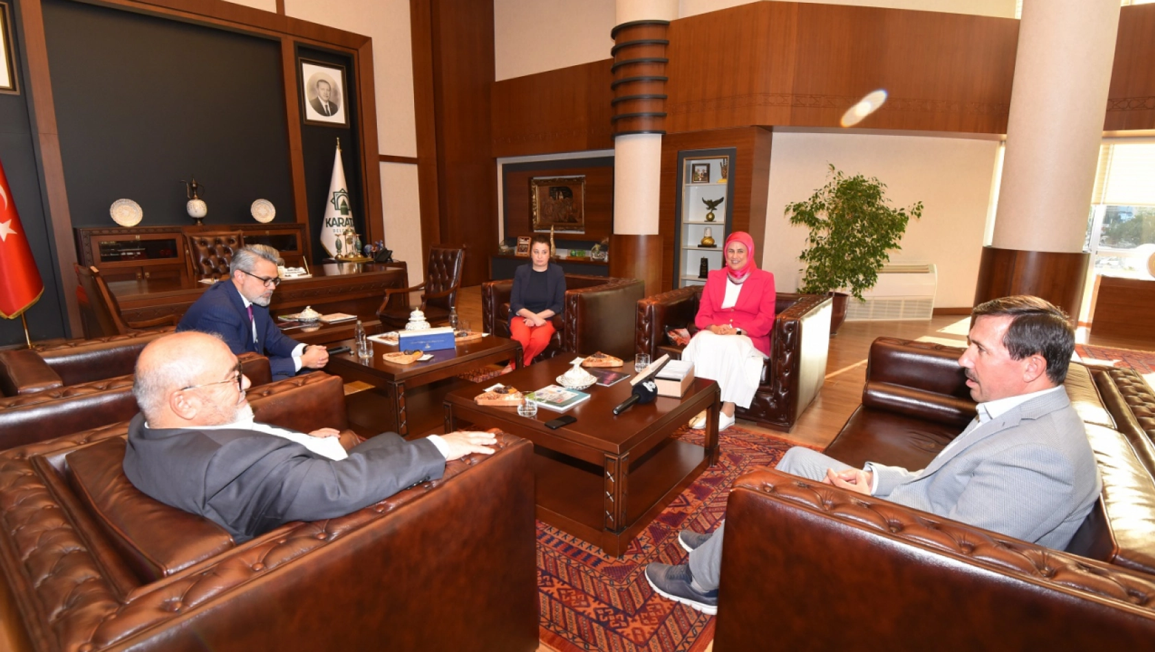 Kızılay Genel Başkanı Başkan Kılca'yı ziyaret etti.