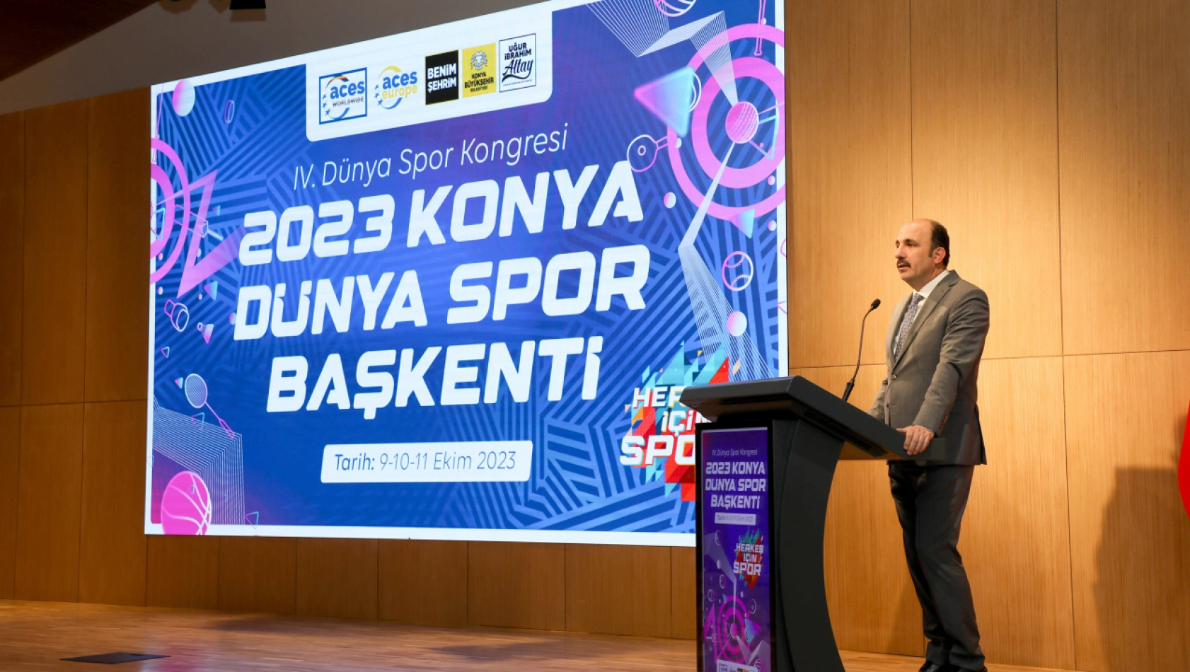 Konya, 4. Dünya Spor Kongresi'ne ev sahipliği yaptı