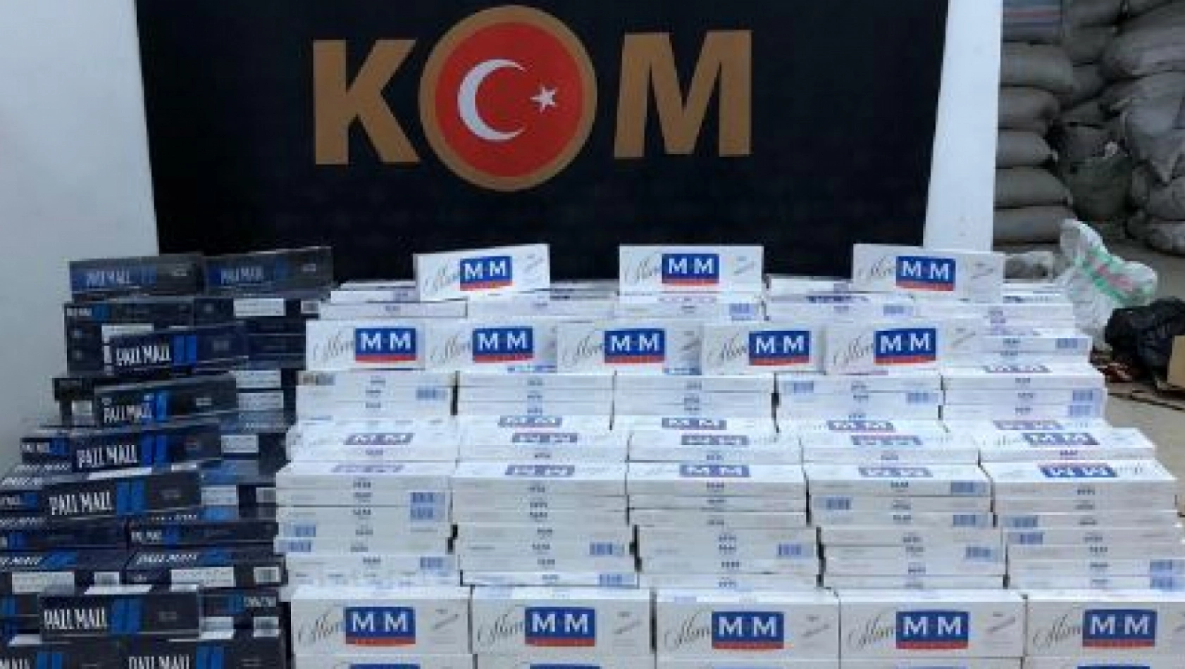 Konya'da 15 milyon 550 bin kaçak sigaraya el konuldu