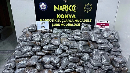 Konya polisinden uyuşturucuya darbe