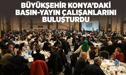 Konya'da Çalışan Gazeteciler Günü coşkuyla kutlandı