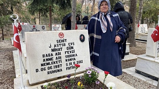 Konya'da şehitler anıldı
