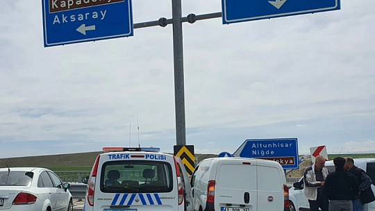 Kargo aracı çalan şahıs 55 km sonra kaza yapınca yakalandı