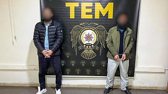 Konya'da DEAŞ Terör Örgütü Üyelerine Yönelik Operasyon: 2 Tutuklama