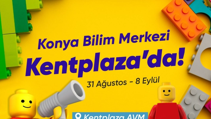 Gençler hayal güçlerini Konya'nın merkezinde LEGO ile gösterecek!