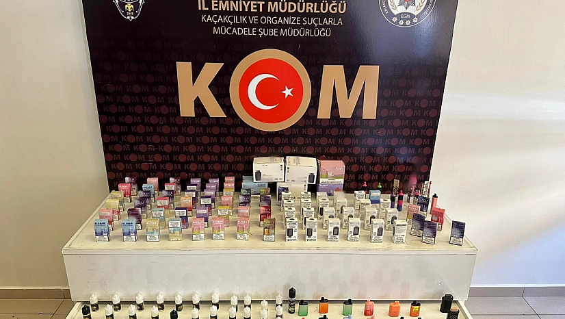 ELEKTRONİK SİGARA KAÇAKÇILARI POLİSİN ELİNDEN KAÇAMADI