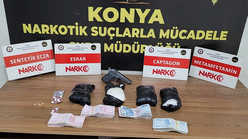 Lüks araçta zulalanmış uyuşturucu ele geçirildi