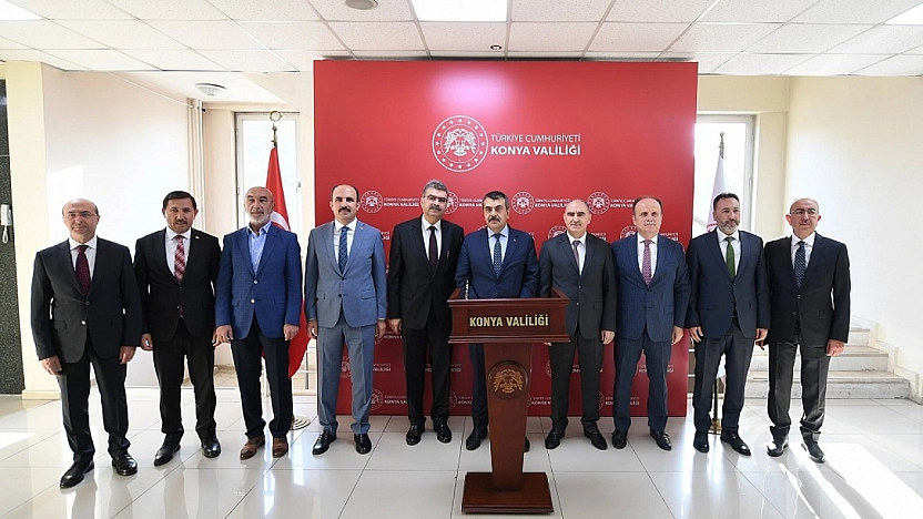 Bakan Tekin Konya Valiliğini ziyaret etti