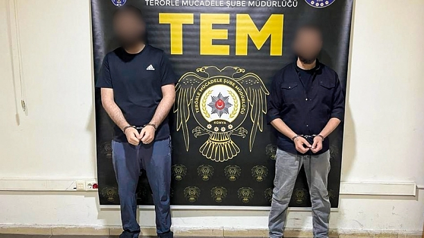 Konya'da DEAŞ Terör Örgütü Üyelerine Yönelik Operasyon: 2 Tutuklama