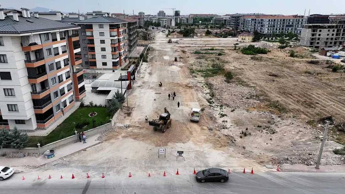 Karatay'da iki cadde birbirine bağlanıyor