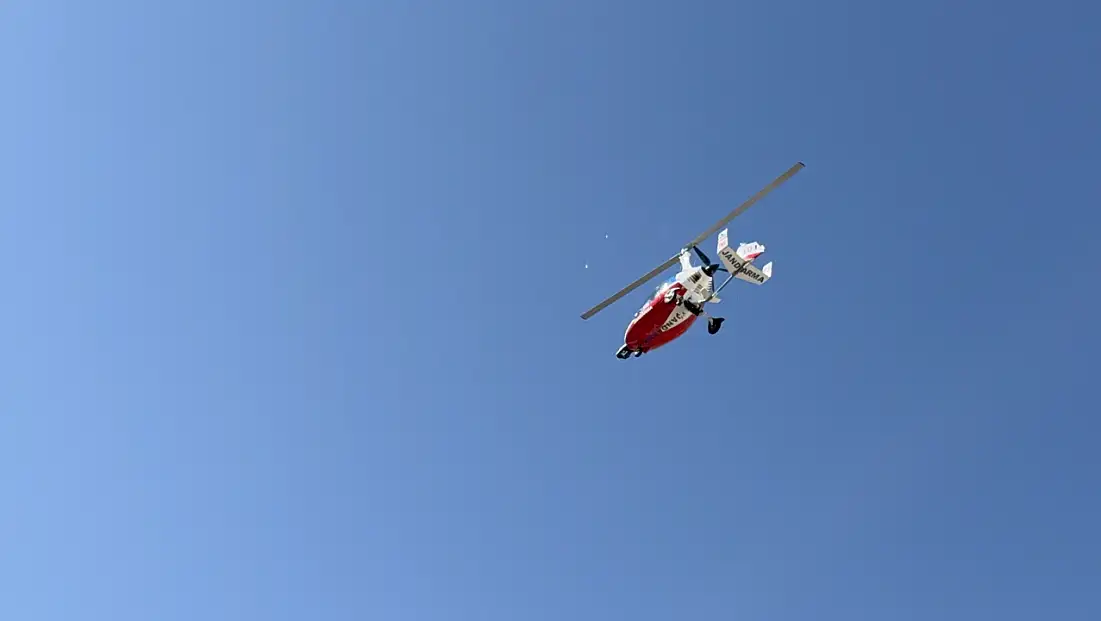 Konya-Eskişehir Yolunda Sürücüler Dikkat! Jandarma Havadan Denetim Yapıyor