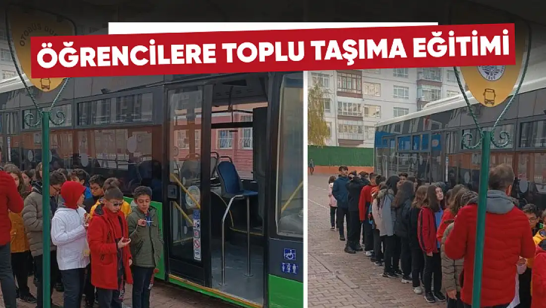 Öğrencilere Toplu Taşıma Kuralları Eğitimi Veriliyor