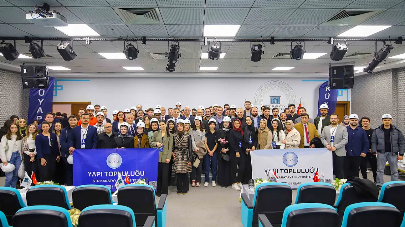 Mesleğe Ilk Adim: Kto Karatay Üniversitesi Öğrencileri Baretlerini Takti