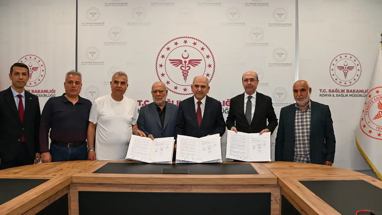 Selçuklu'da yapılacak sağlık merkezi için imzalar atıldı!