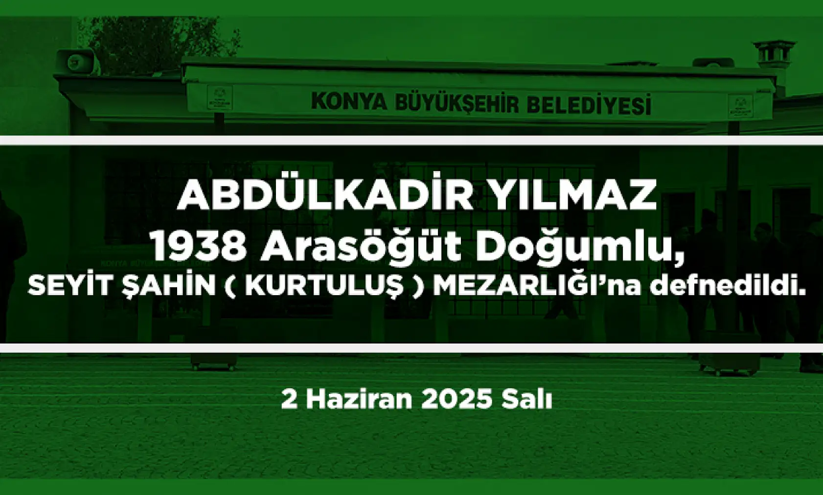 Konya'da 2 Haziran'da 14 Kişi Hayatını Kaybetti