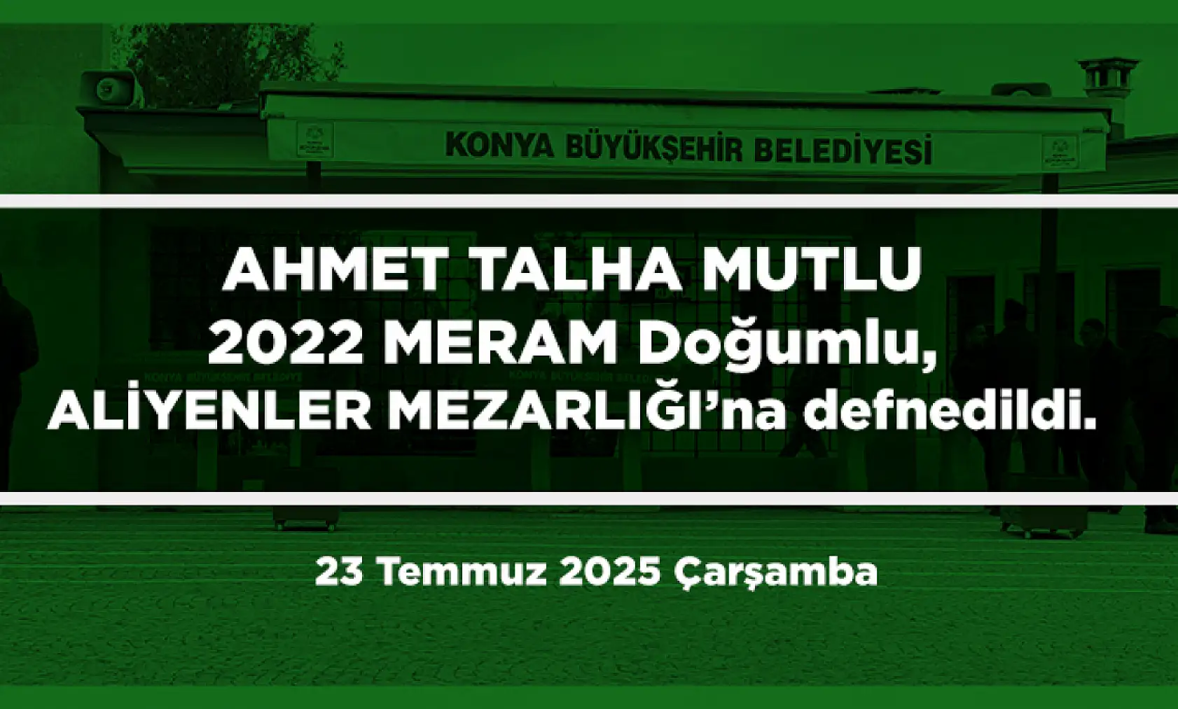 Konya'da 23 Temmuz'da 14 Kişi Hayatını Kaybetti