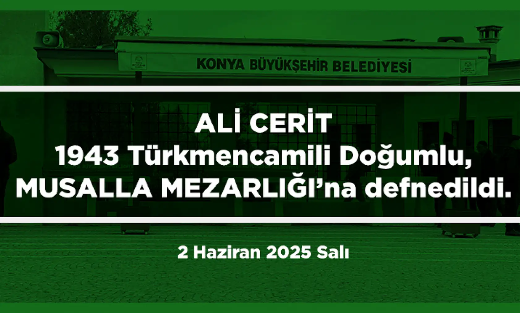 Konya'da 2 Haziran'da 14 Kişi Hayatını Kaybetti