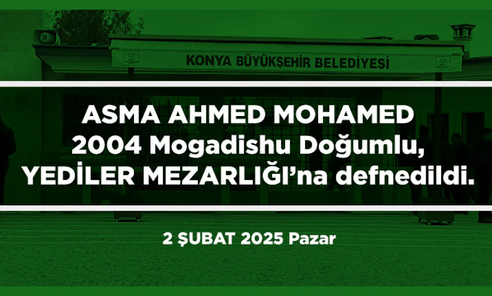Konya'da Bugün 10 Kişi Toprağa Verildi (02 Şubat 2025)