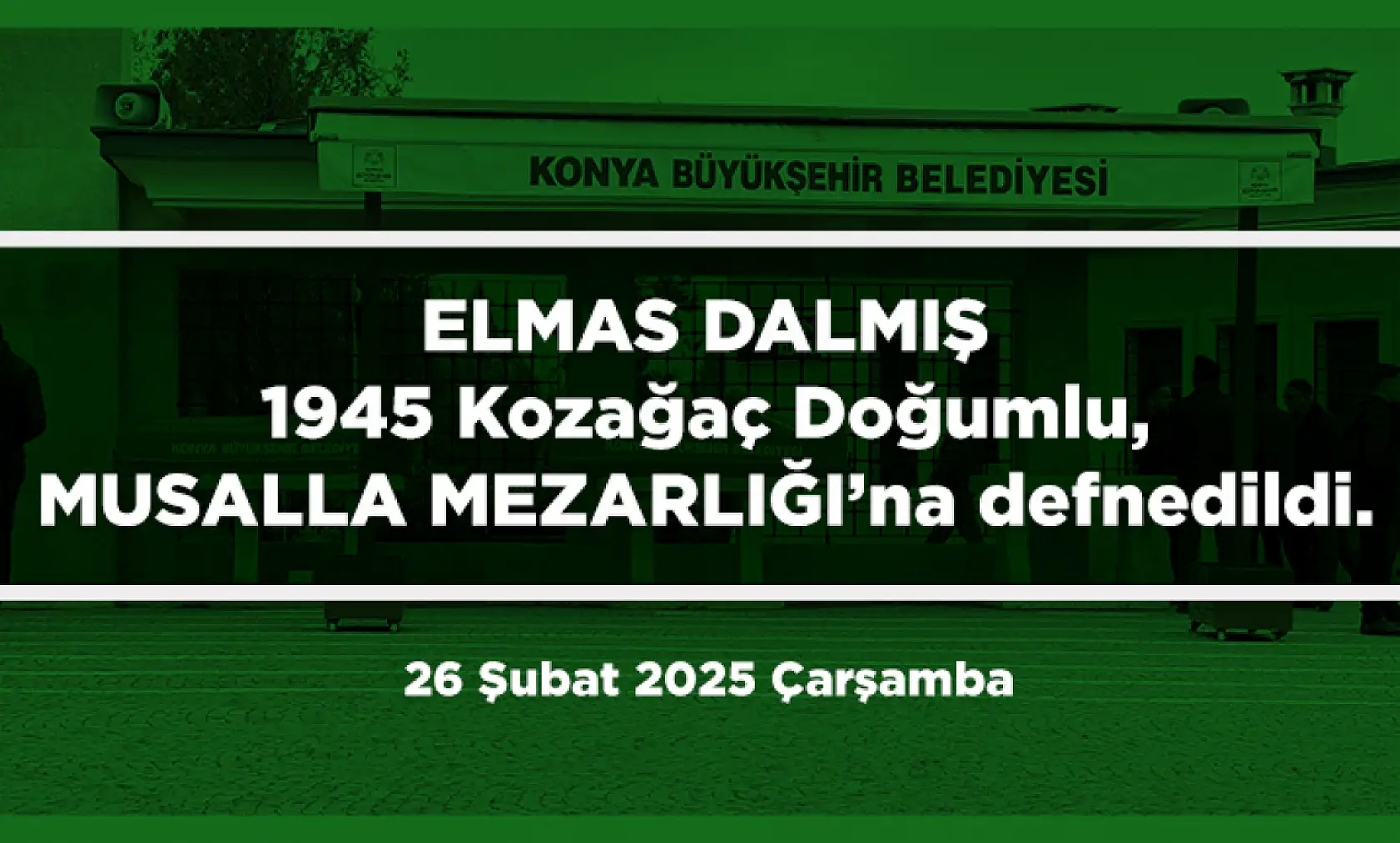 Konya'da Bugün 13 Kişi Toprağa Verildi