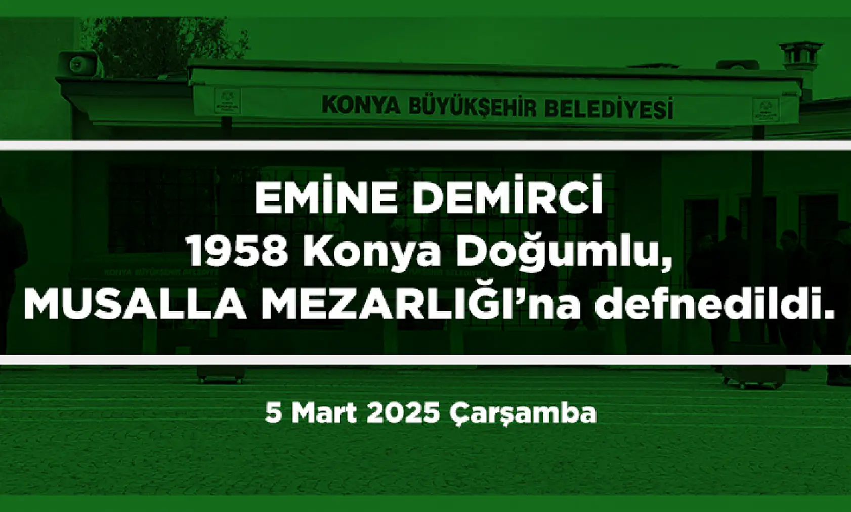 Konya'da Hayatını Kaybeden 26 kişi Bugün Toprağa Verildi
