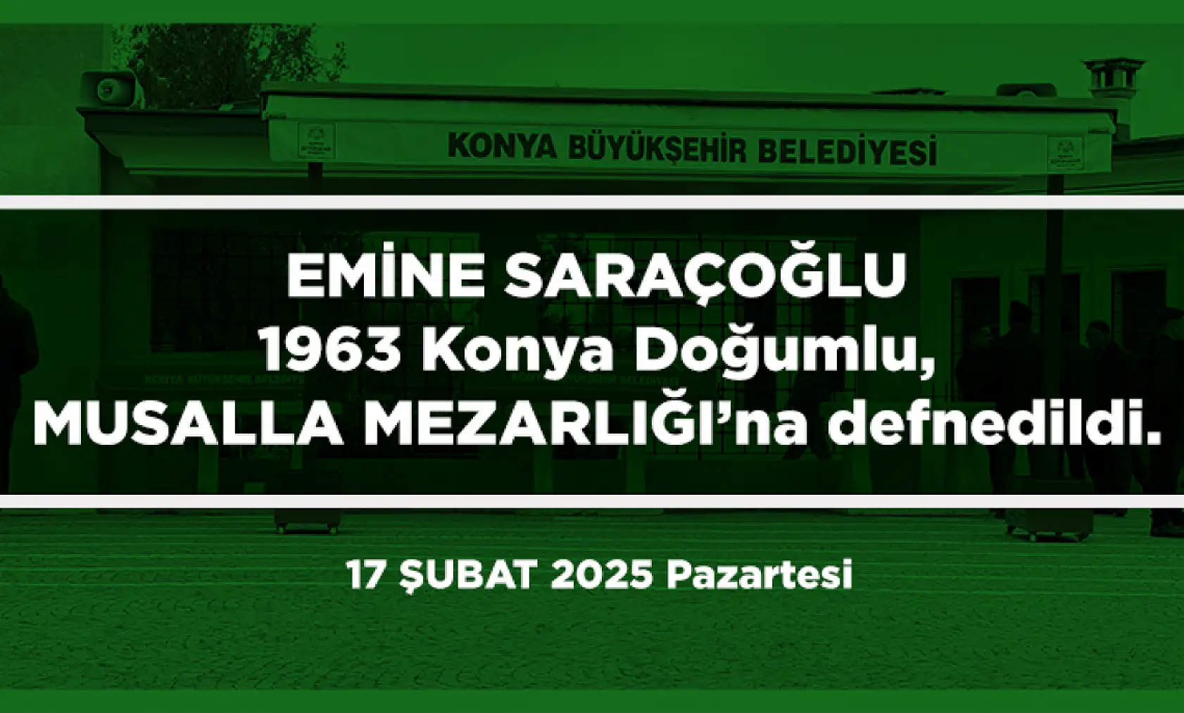Konya'da Bugün 15 Kişi Toprağa Verildi