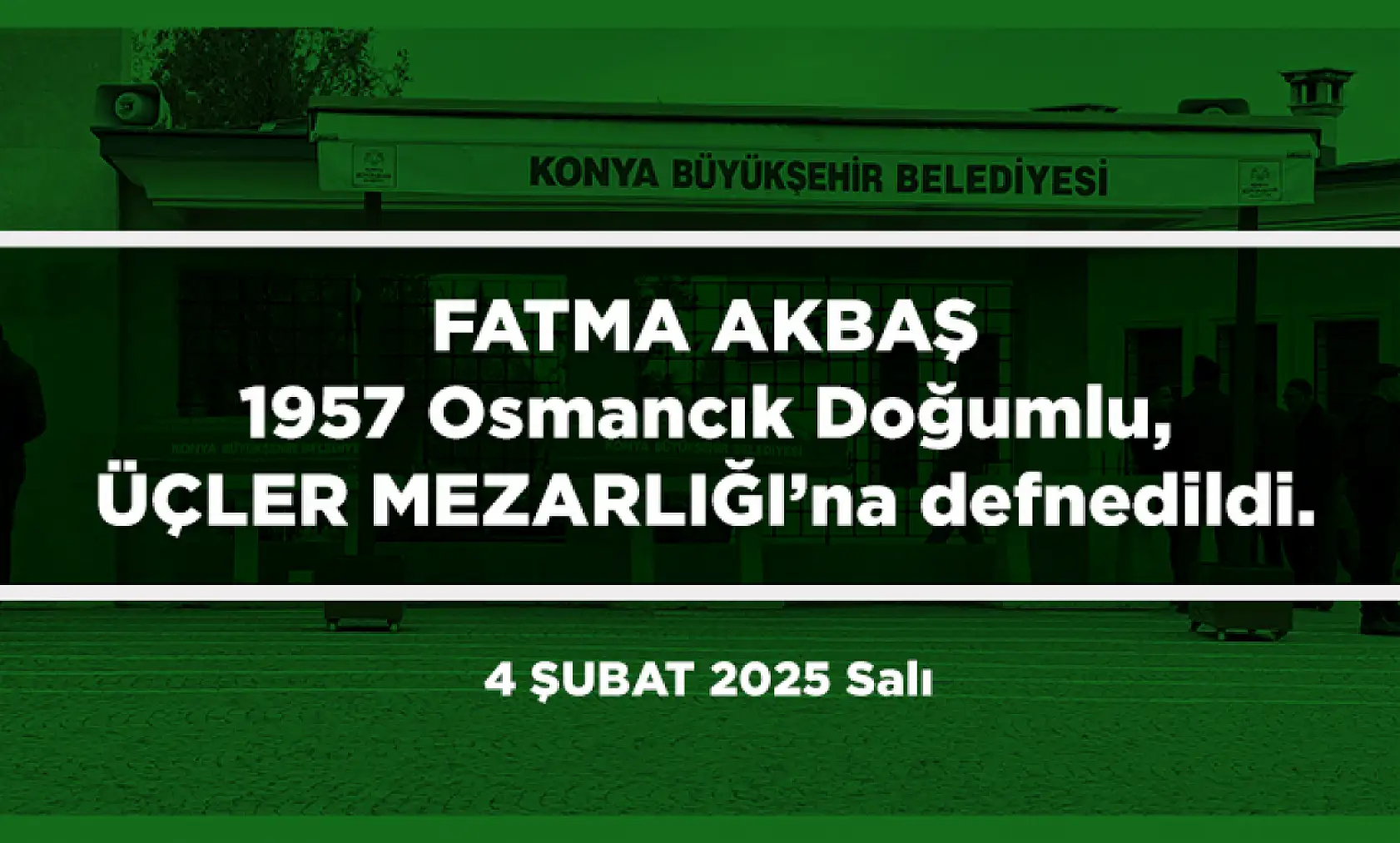 Konya'da Bugün 23 Kişi Toprağa Verildi (04 Şubat 2025)