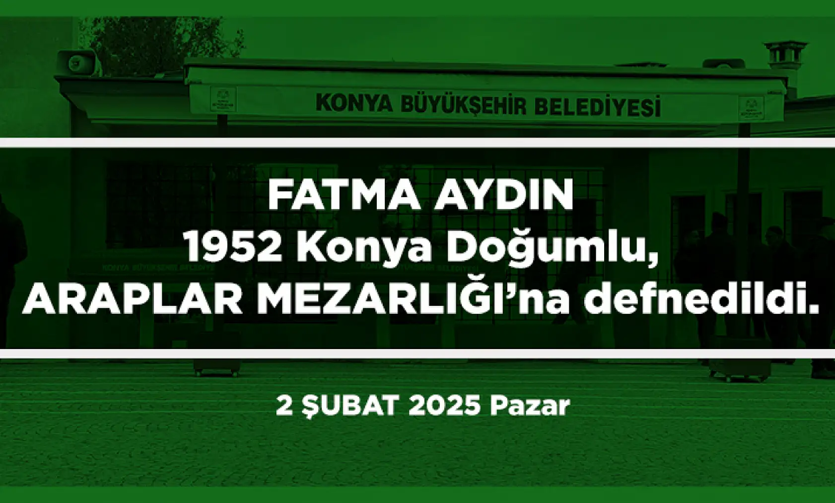 Konya'da Bugün 10 Kişi Toprağa Verildi (02 Şubat 2025)