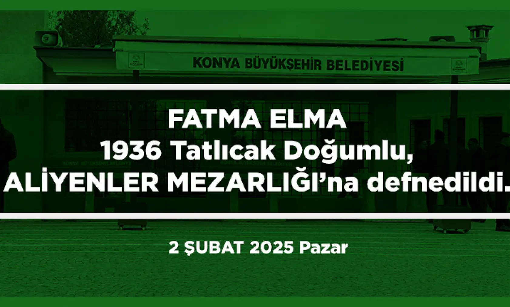 Konya'da Bugün 10 Kişi Toprağa Verildi (02 Şubat 2025)
