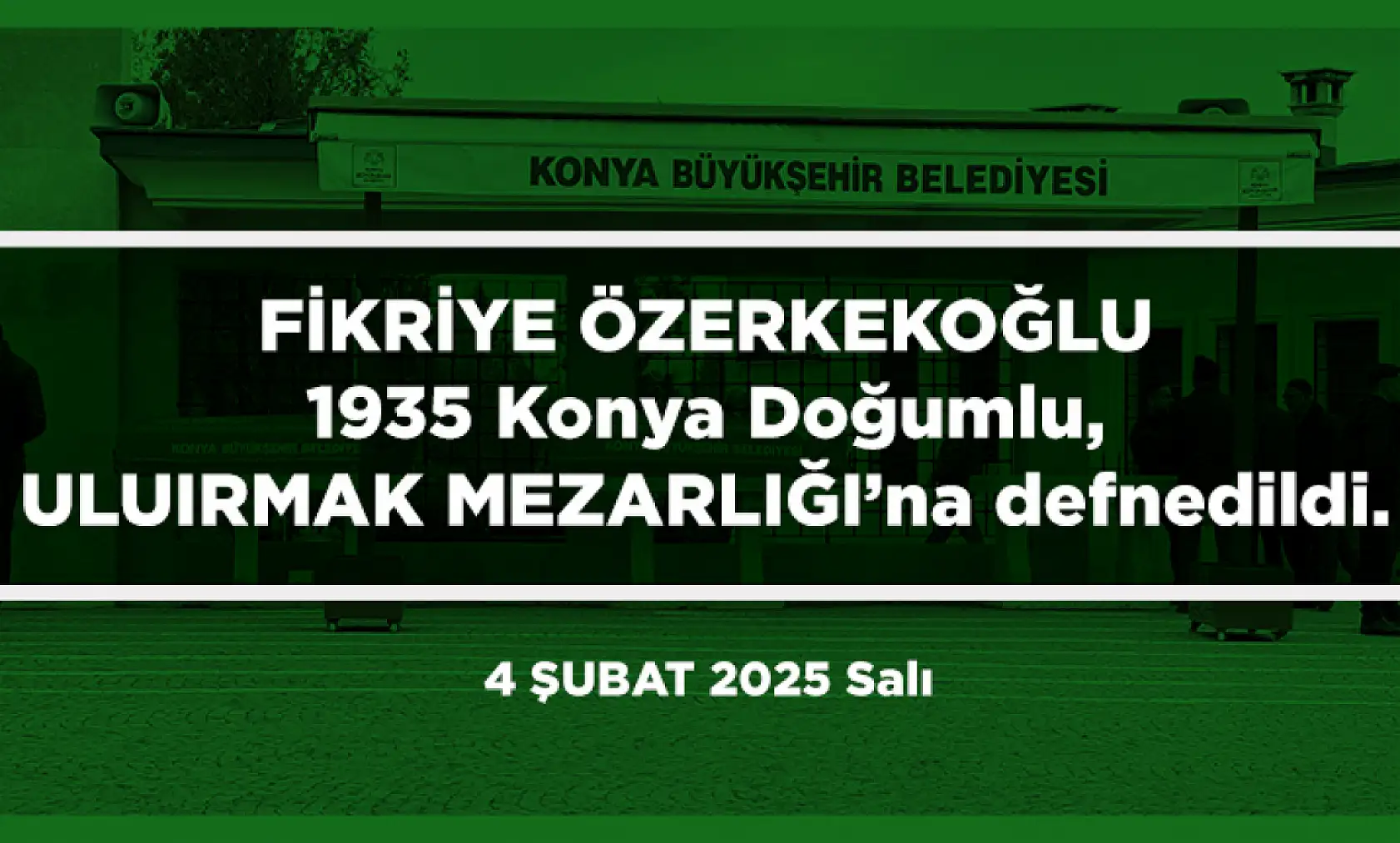 Konya'da Bugün 23 Kişi Toprağa Verildi (04 Şubat 2025)