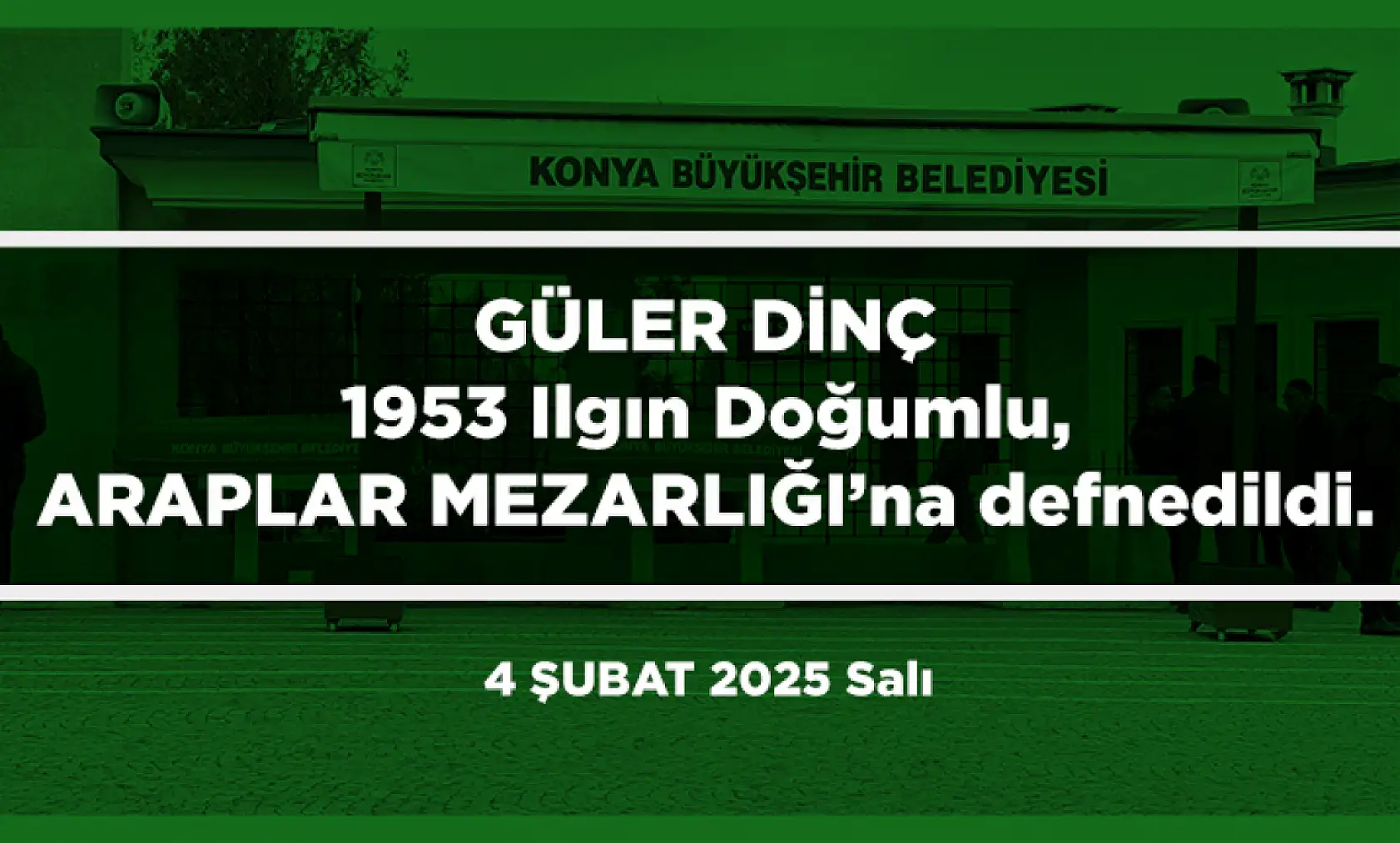 Konya'da Bugün 23 Kişi Toprağa Verildi (04 Şubat 2025)