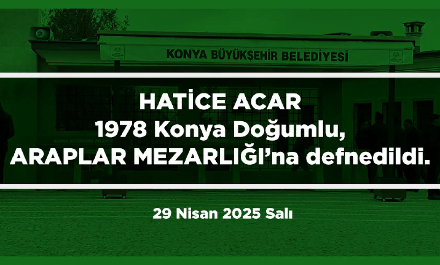 Konya'da 29 Nisan'da 14 Kişi Hayatını Kaybetti