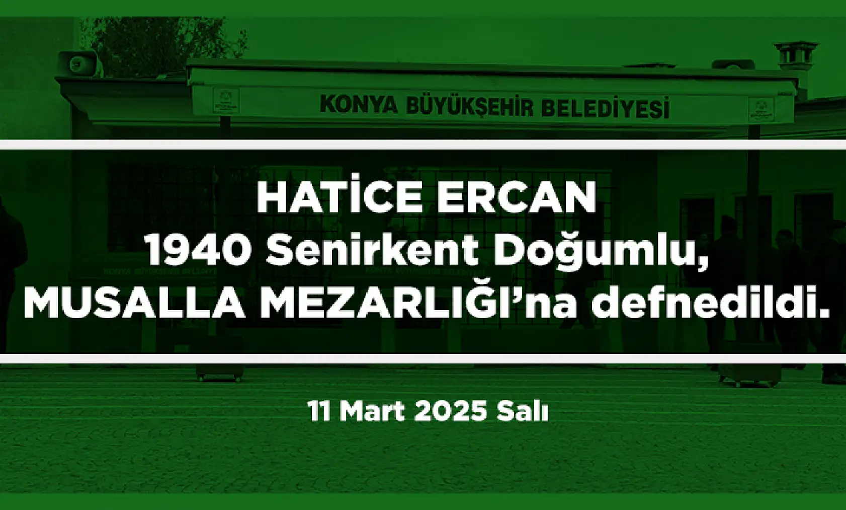 Konya'da Bugün 22 Kişi Toprağa Verildi