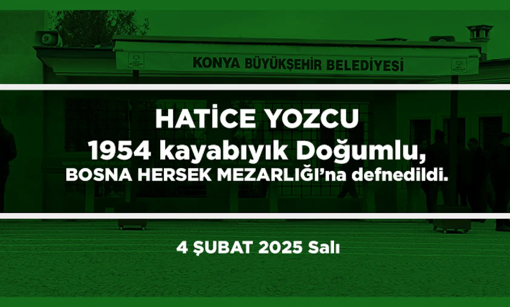 Konya'da Bugün 23 Kişi Toprağa Verildi (04 Şubat 2025)