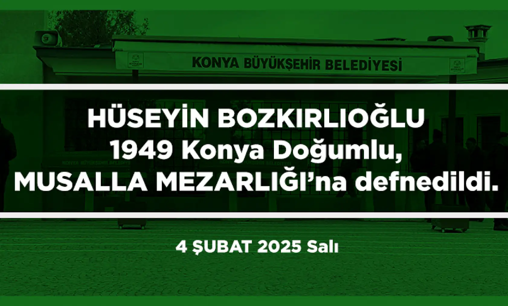 Konya'da Bugün 23 Kişi Toprağa Verildi (04 Şubat 2025)
