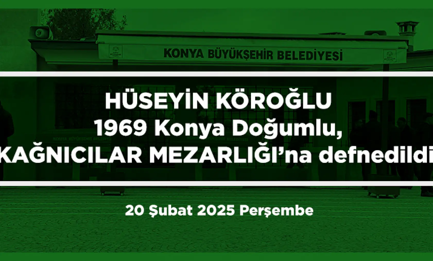 Konya'da Bugün 13 Kişi Toprağa Verildi