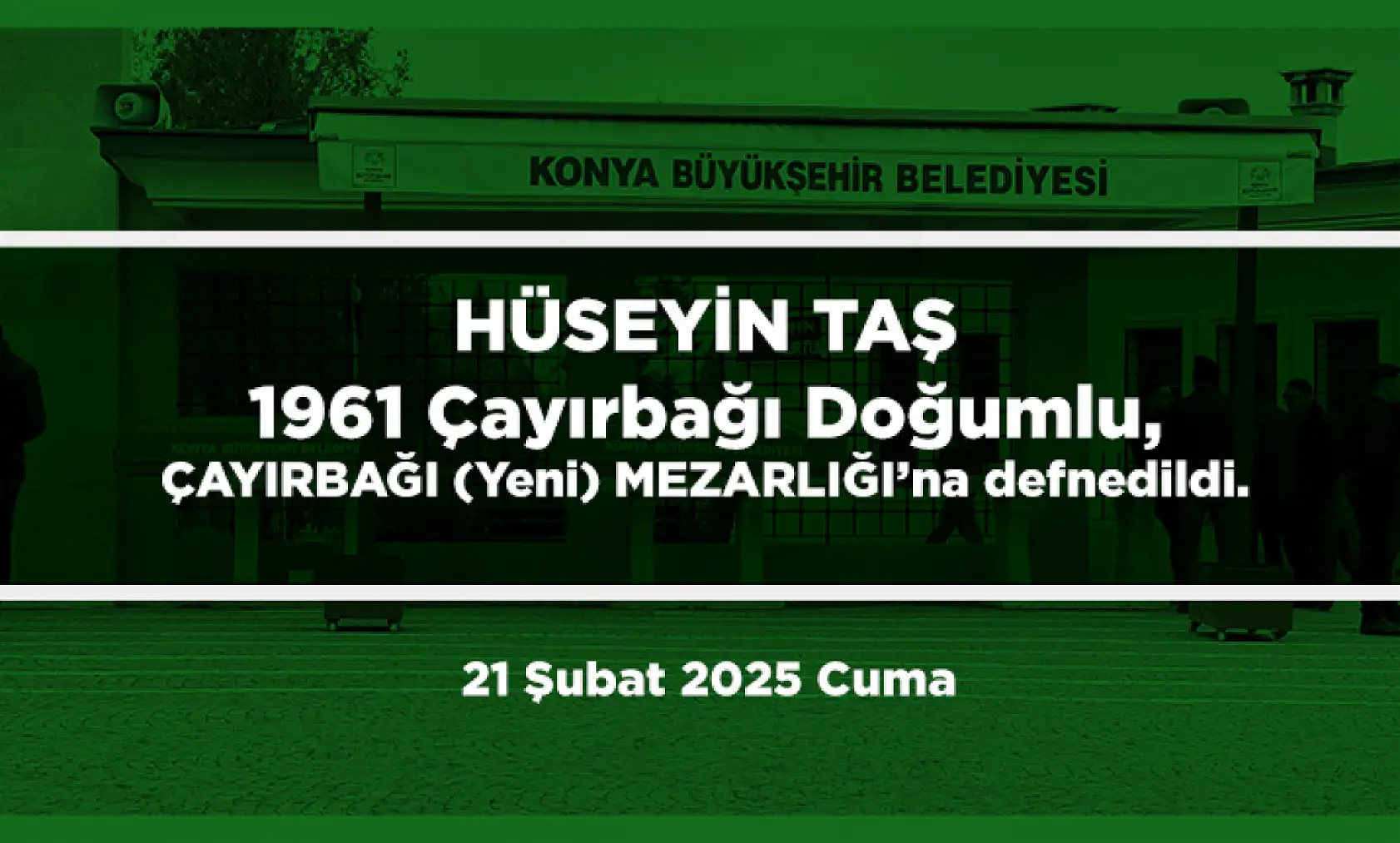 Konya'da Bugün 15 Kişi Toprağa Verildi