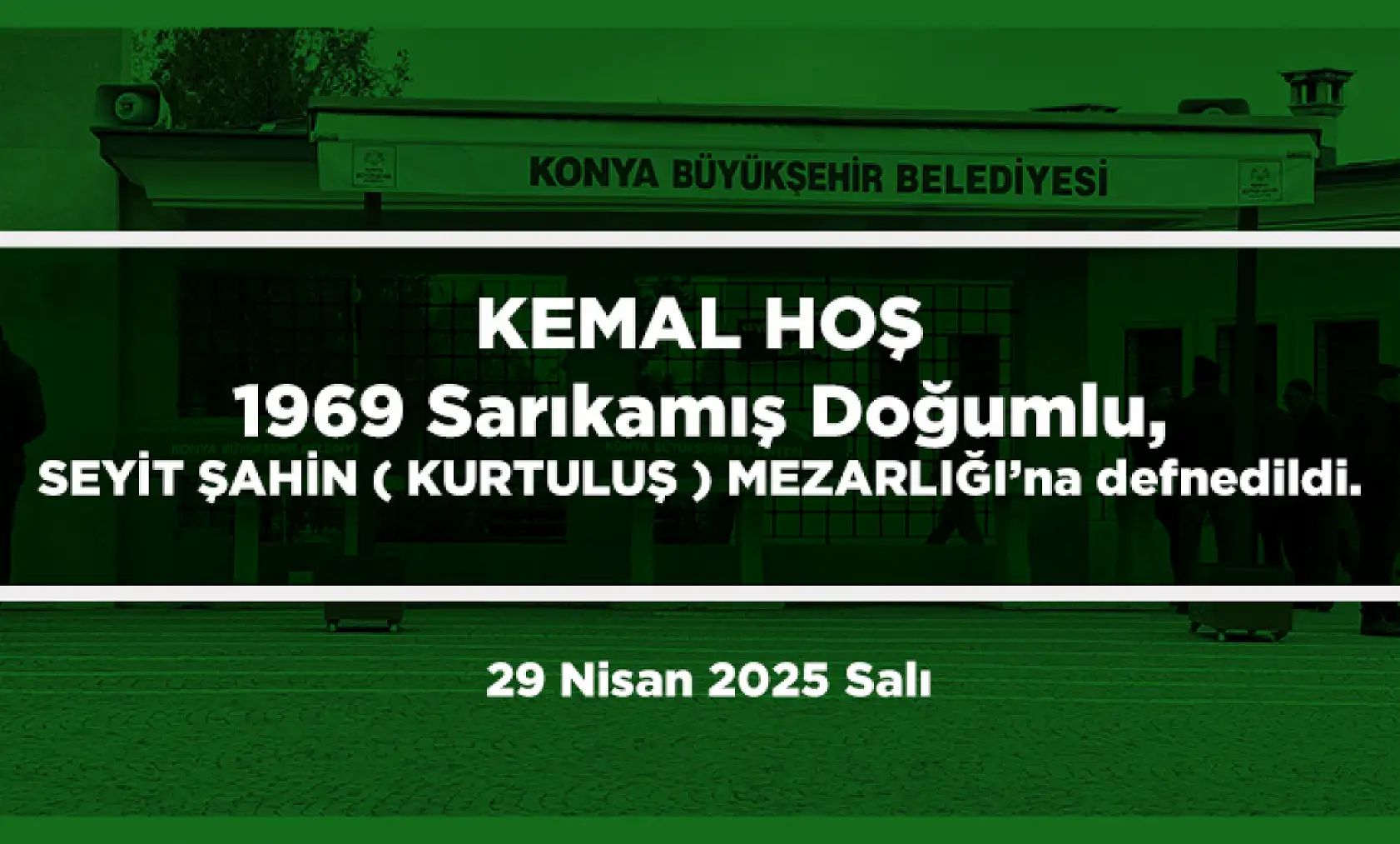 Konya'da 29 Nisan'da 14 Kişi Hayatını Kaybetti