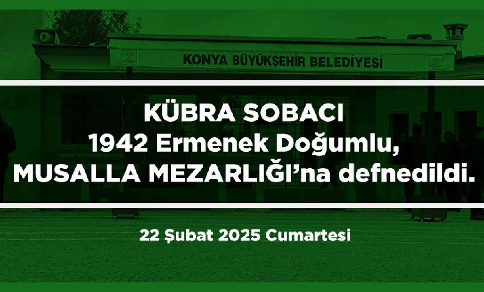 Konya'da Bugün 22 Kişi Toprağa Verildi