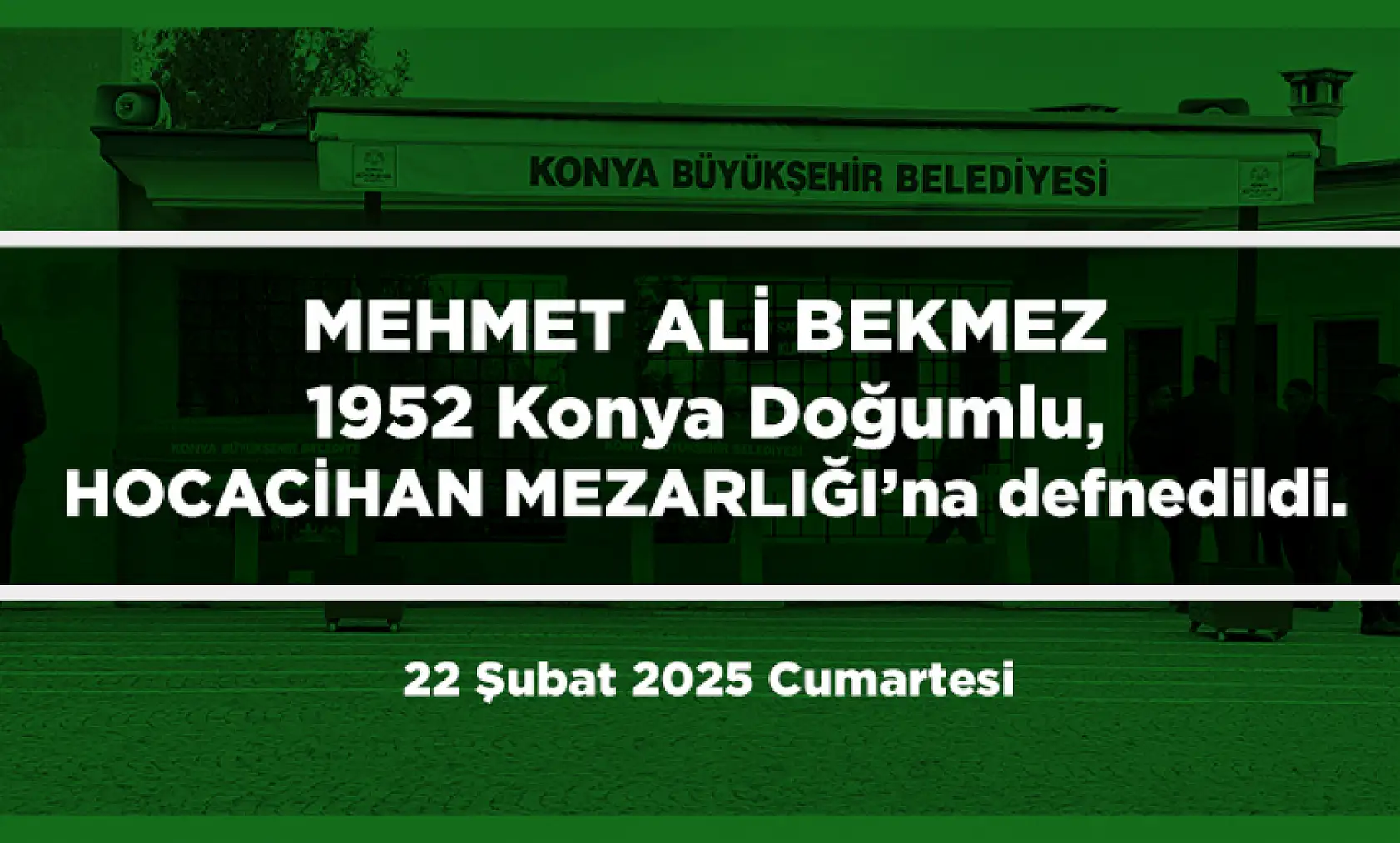 Konya'da Bugün 22 Kişi Toprağa Verildi