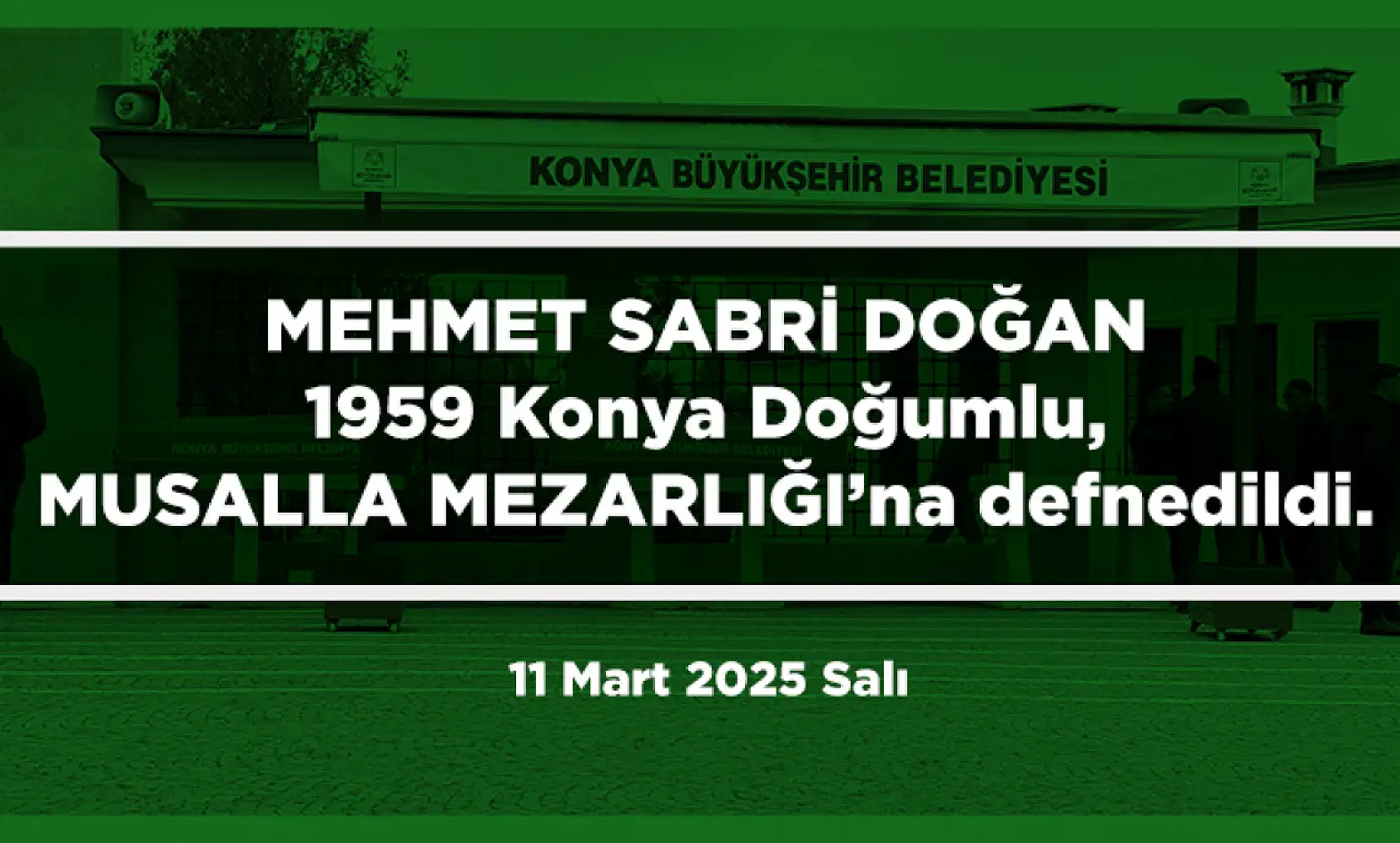 Konya'da Bugün 22 Kişi Toprağa Verildi